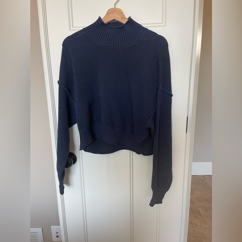 Free People Hailee Sweater Skirt Set (navy) - Picture 4 of 7